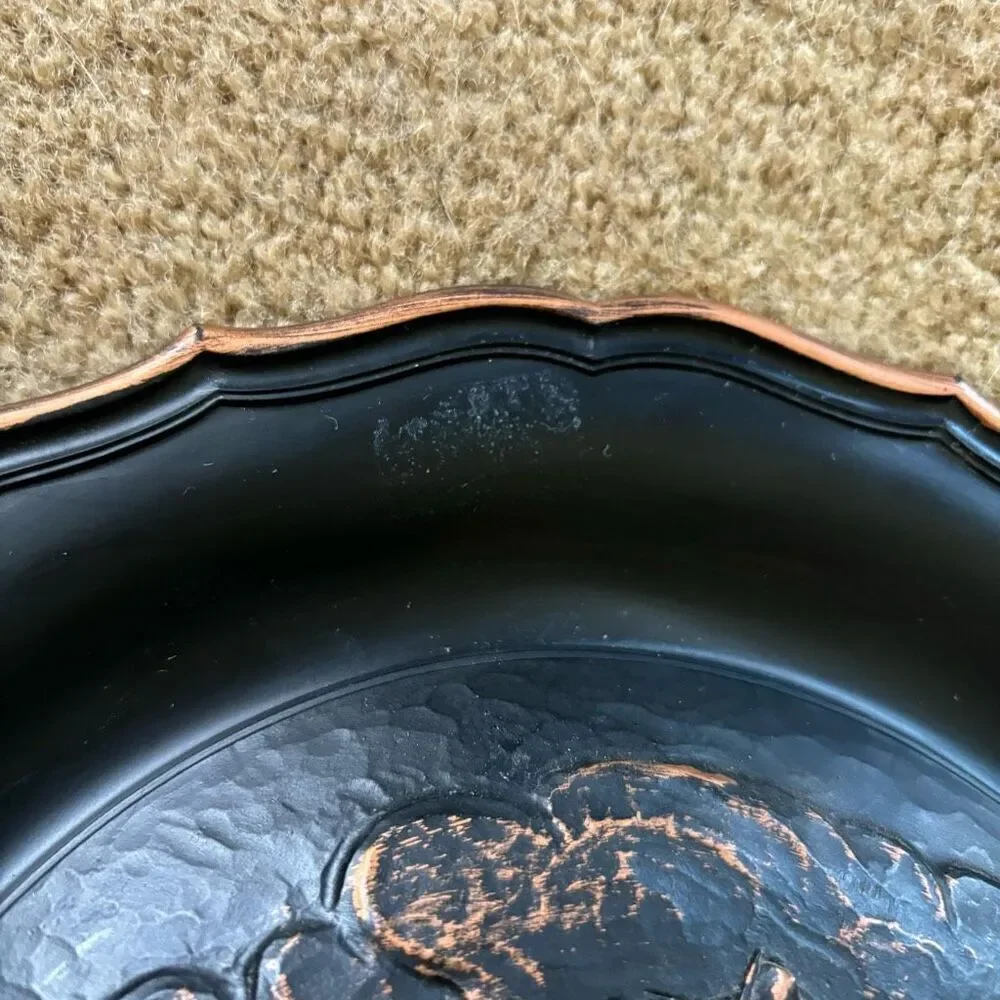 Coppercraft Guild Ship 10” Vintage Wall Hanging Plate 1974